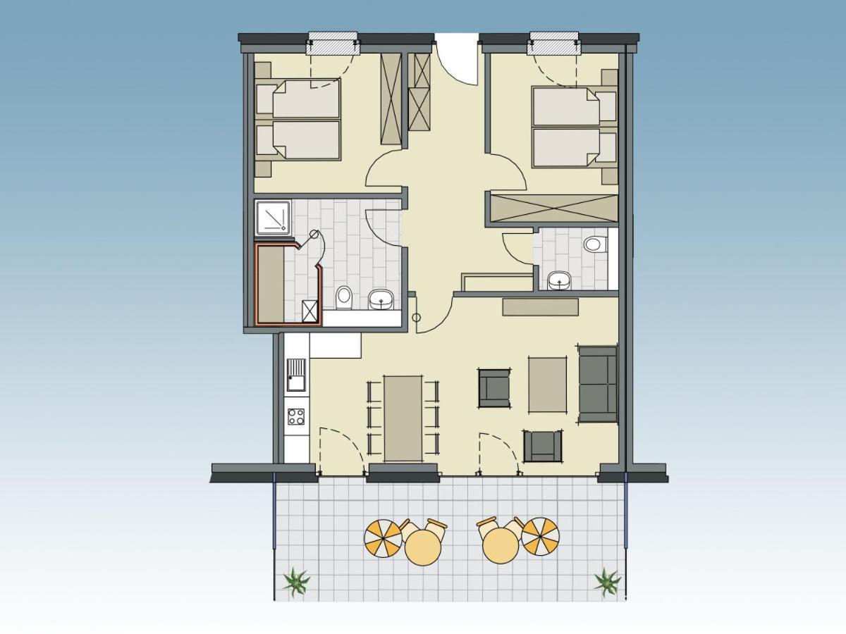 5 Sterne Penthouse Deichsuite Büsum Exterior foto